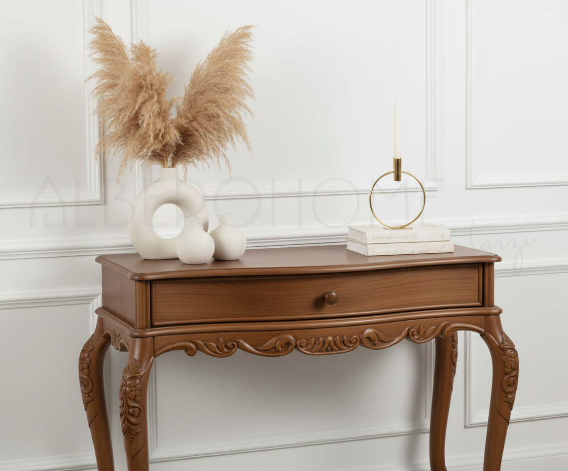 Lara El Oyması Ahşap Lükens Dresuar 100 Cm – Country Tasarım