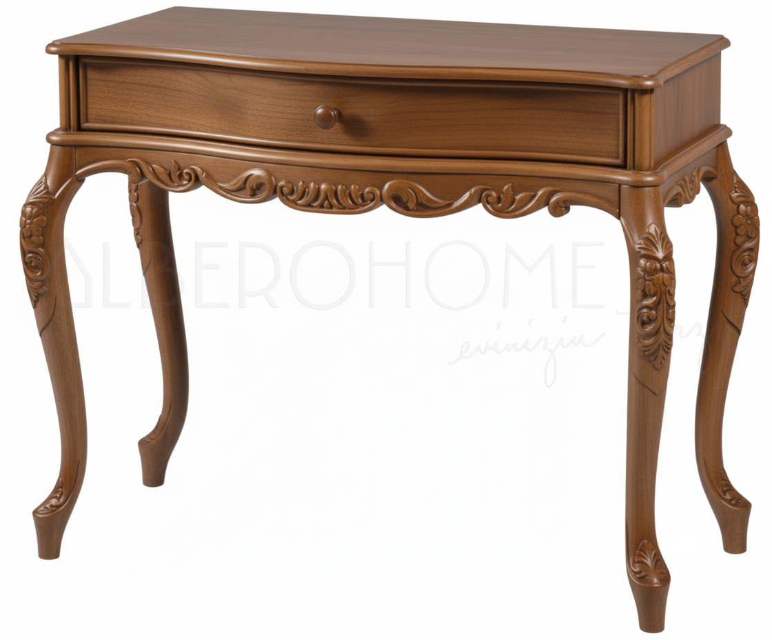 Lara El Oyması Ahşap Lükens Dresuar 100 Cm – Country Tasarım