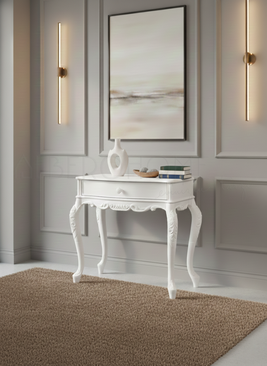 Lara El Oyması Ahşap Lükens Dresuar 80 Cm – Country Tasarım