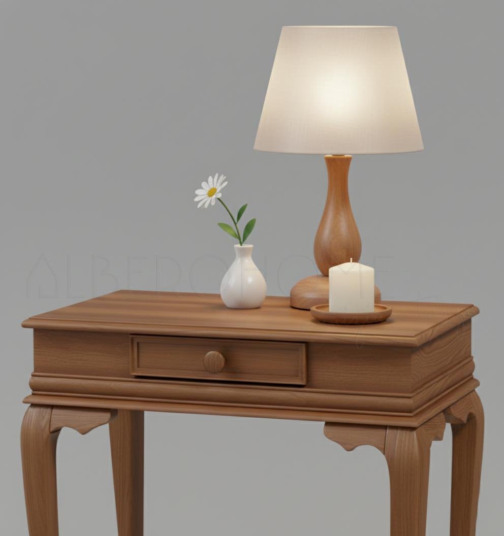 Lina Doğal Ahşap Dresuar 80 Cm – Country Tasarım