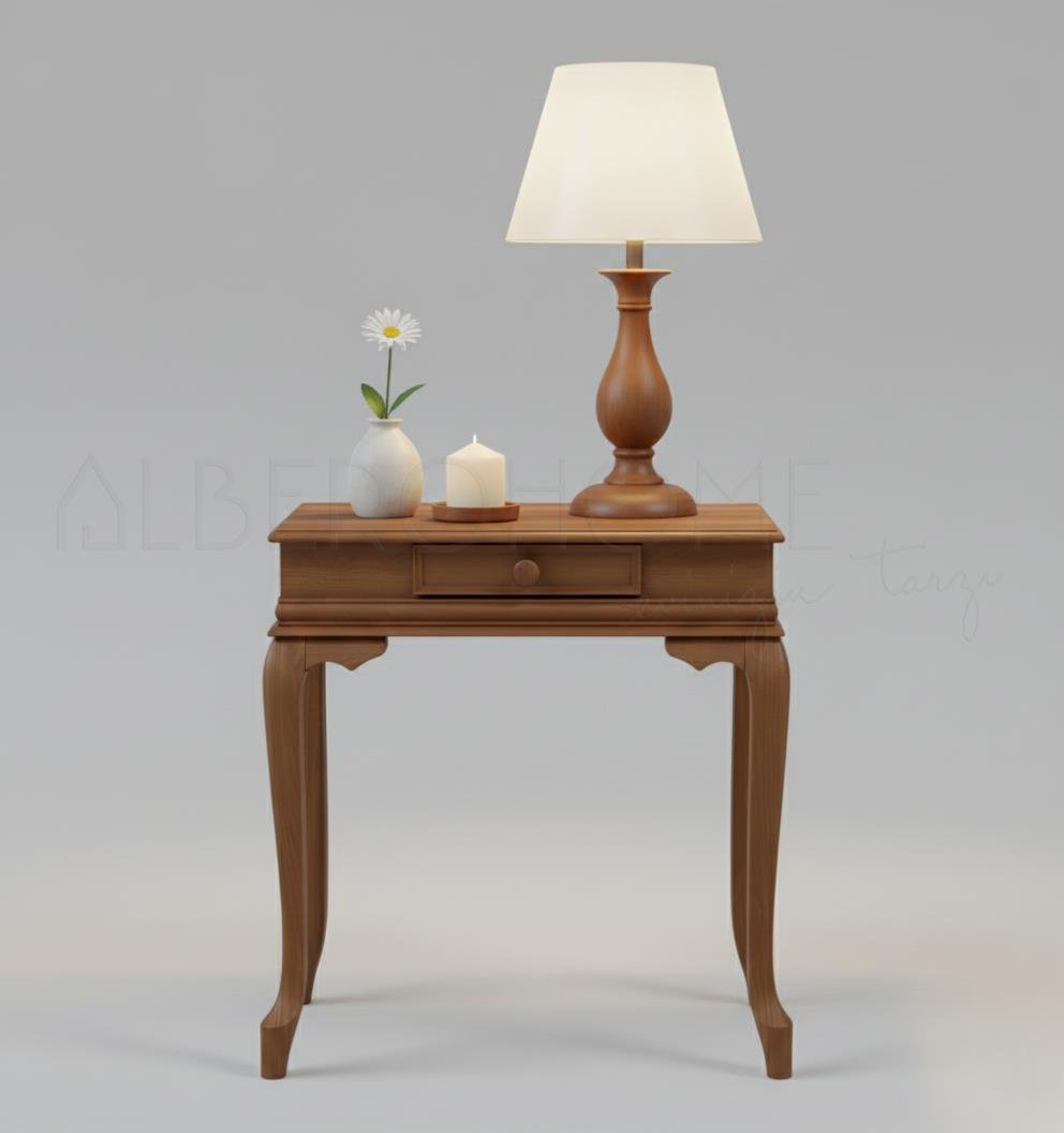 Lina Doğal Ahşap Dresuar 80 Cm – Country Tasarım