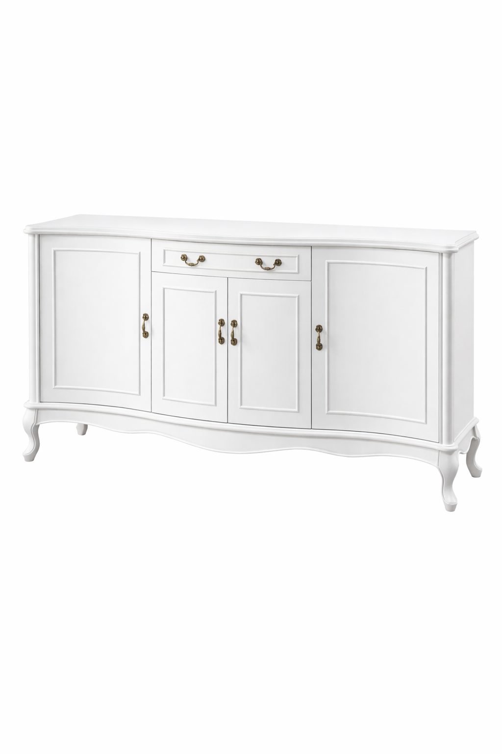 Liora Klasik Ahşap Konsol – Kapaklı ve Çekmeceli Salon Büfesi – 180 × 49 × 97 cm