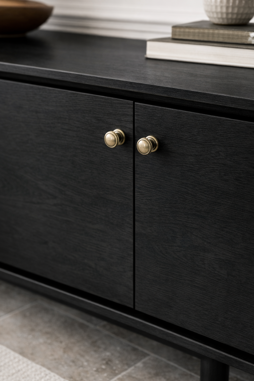 Lorin Ahşap Konsol – Uzun Kapaklı Modern Salon Büfesi – 220 × 49 × 84 cm