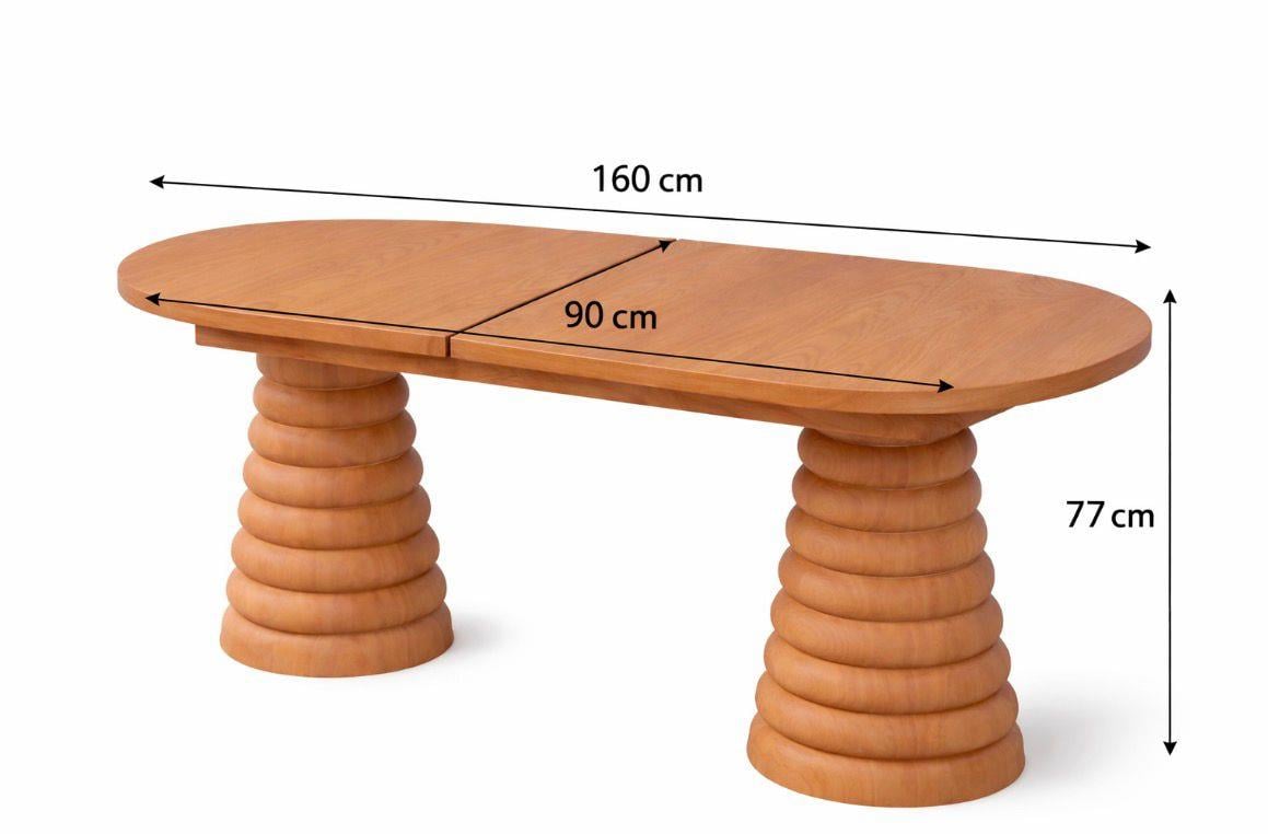 LUNA RING 160 – Oval Class Konik Ayak Açılır Yemek Masası