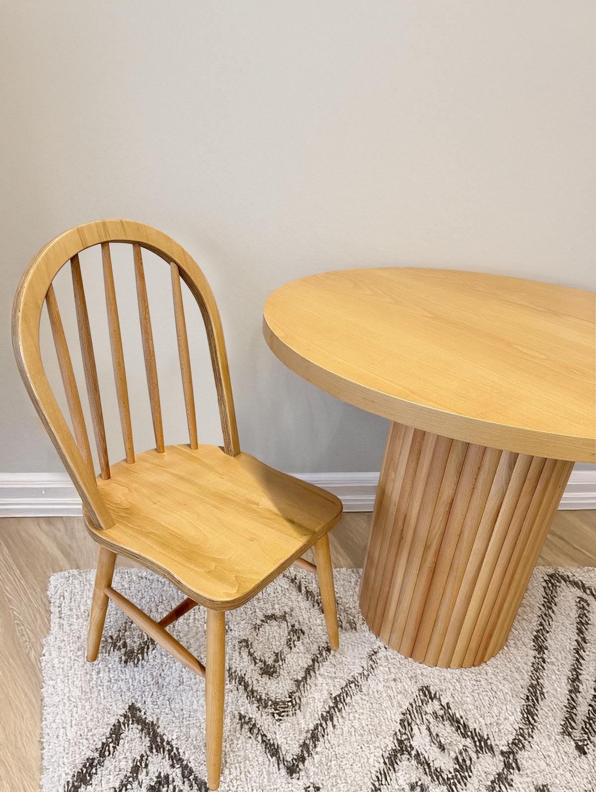 Madrid Ahşap Masa Takımı 90x90