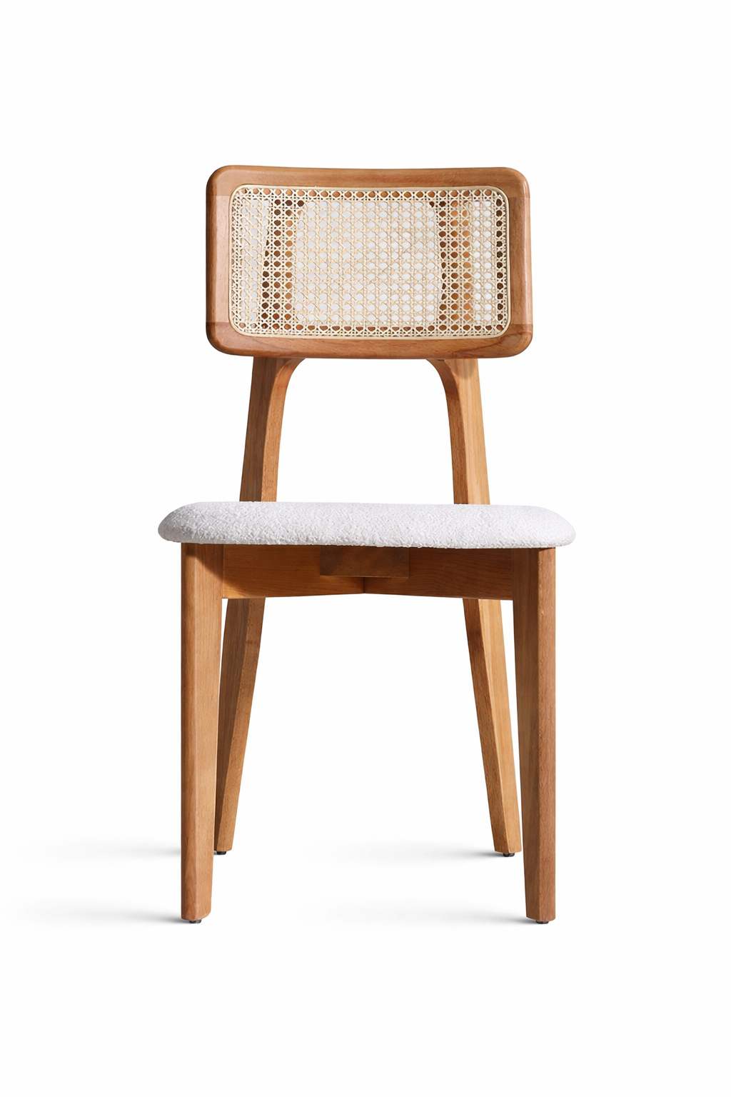 Melodi Natural Ahşap Hazeranlı Kayın Sandalye Detaylı İşçilik Modern Şık Tasarım