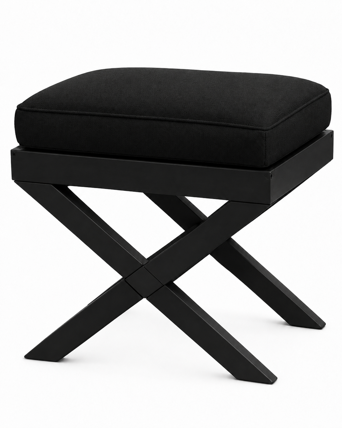 Modern X Ayaklı Puf Bench 60x40x43 cm