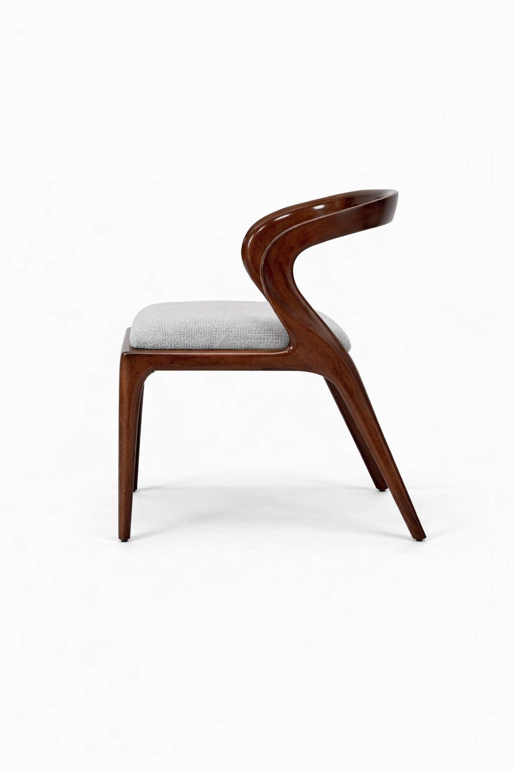 Narciso Doğal Ahşap Döşemeli Ceviz  Sandalye El İşçiliği  Modern İskandinav Tasarım