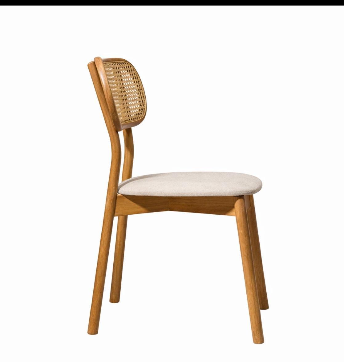 Naturel Hasır Sandalyeli Açılır Yuvarlak Yemek Masası Takımı | 1 Masa + 4 Sandalye