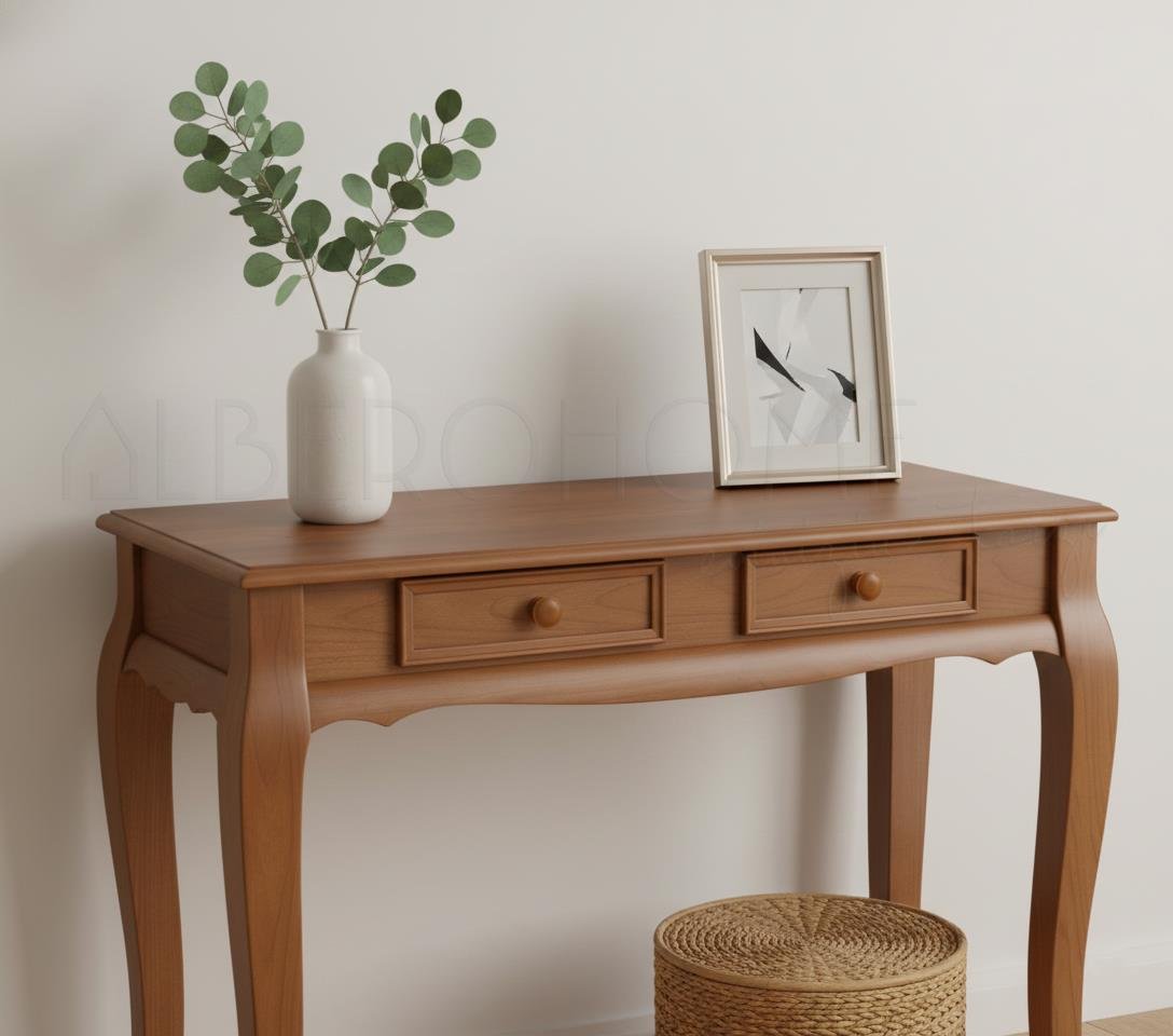 Nehir El Oyması Ahşap Rustik Dresuar 100 Cm – Country Tasarım