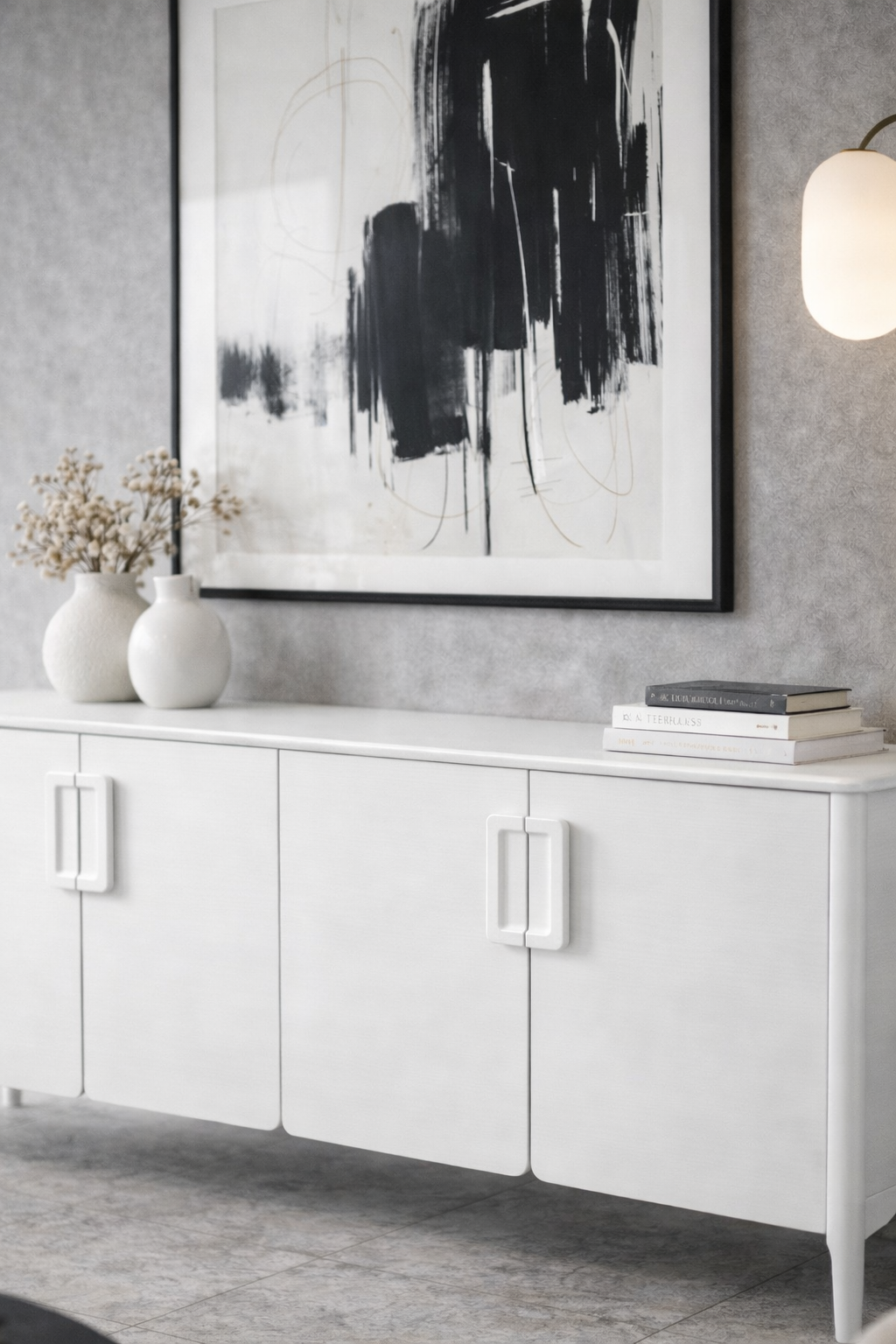 Nova Çerçeveli Kapaklı Ahşap Konsol – Geniş Depolama Alanlı Salon ve Yemek Odası Konsolu – 180 cm