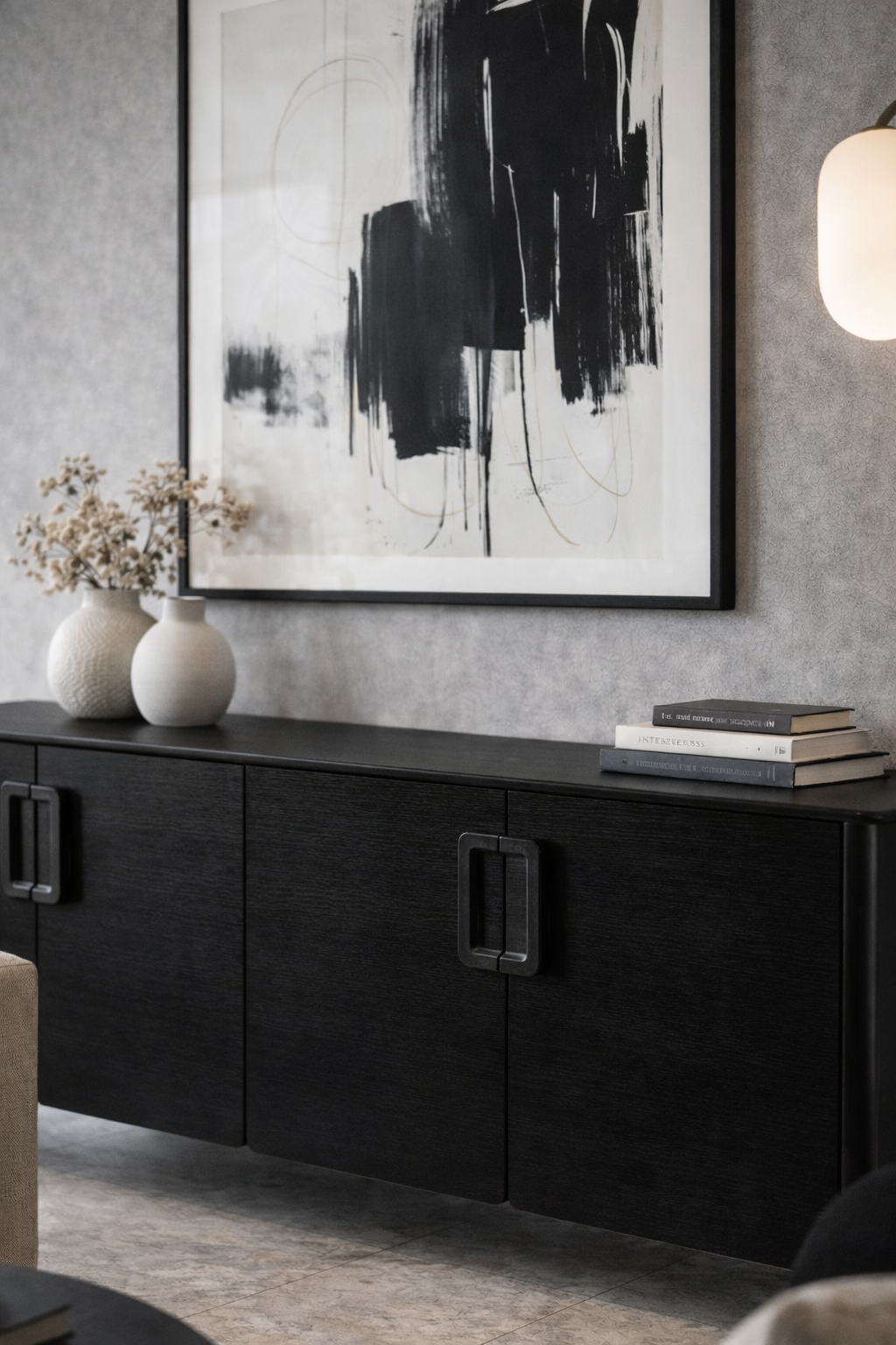 Nova Çerçeveli Kapaklı Ahşap Konsol – Geniş Depolama Alanlı Salon ve Yemek Odası Konsolu – 180 cm