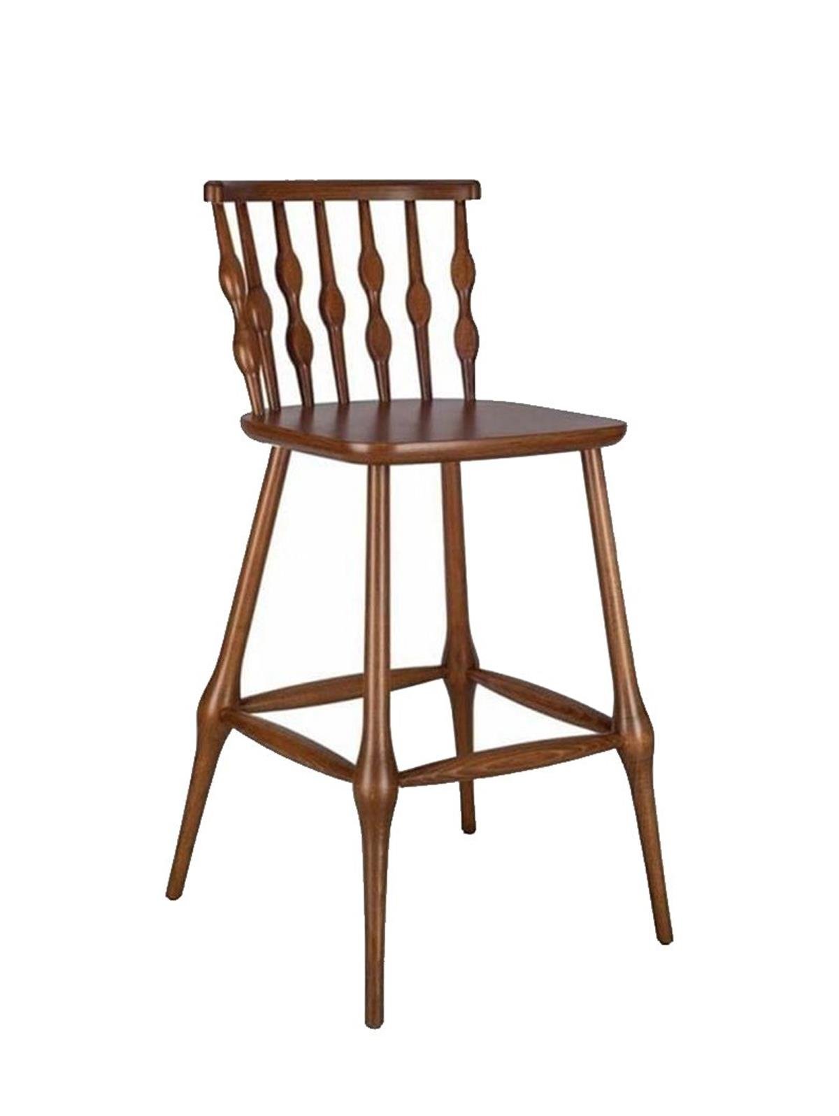 Ortensia Ahşap Bar Sandalye