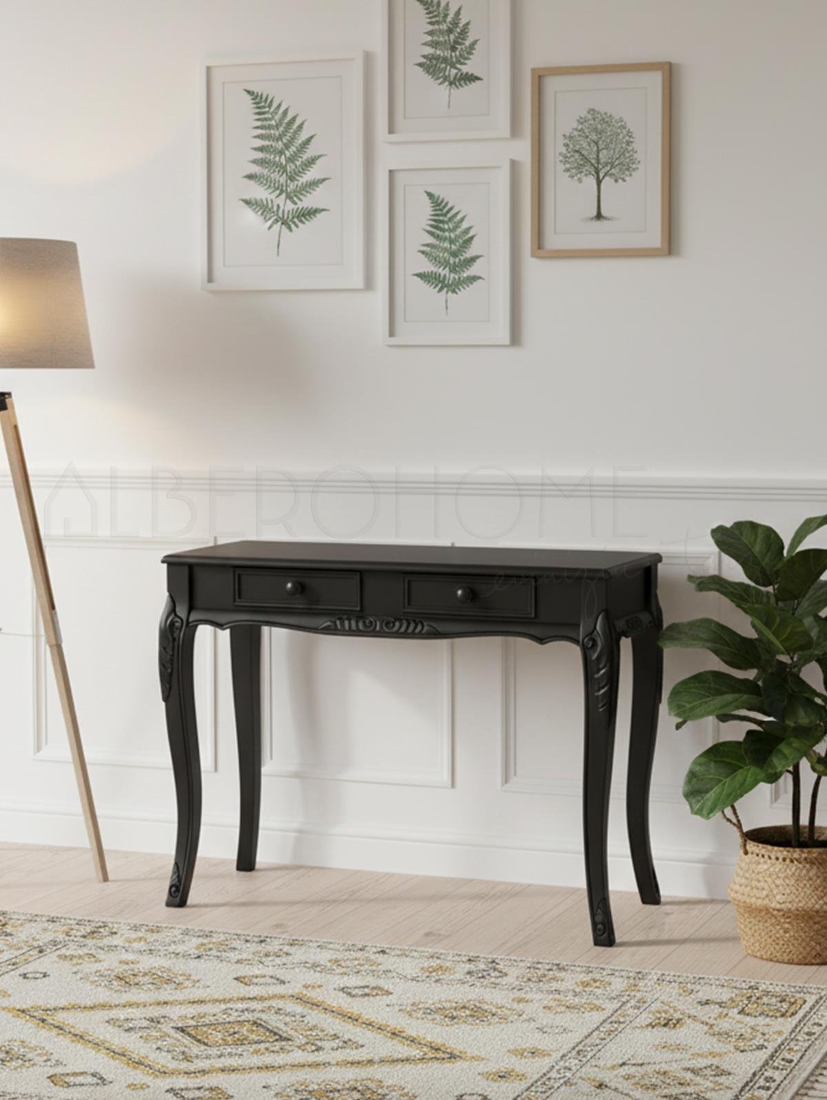 Paris El Oyması Ahşap Rustik Dresuar 100 Cm – Country Tasarım