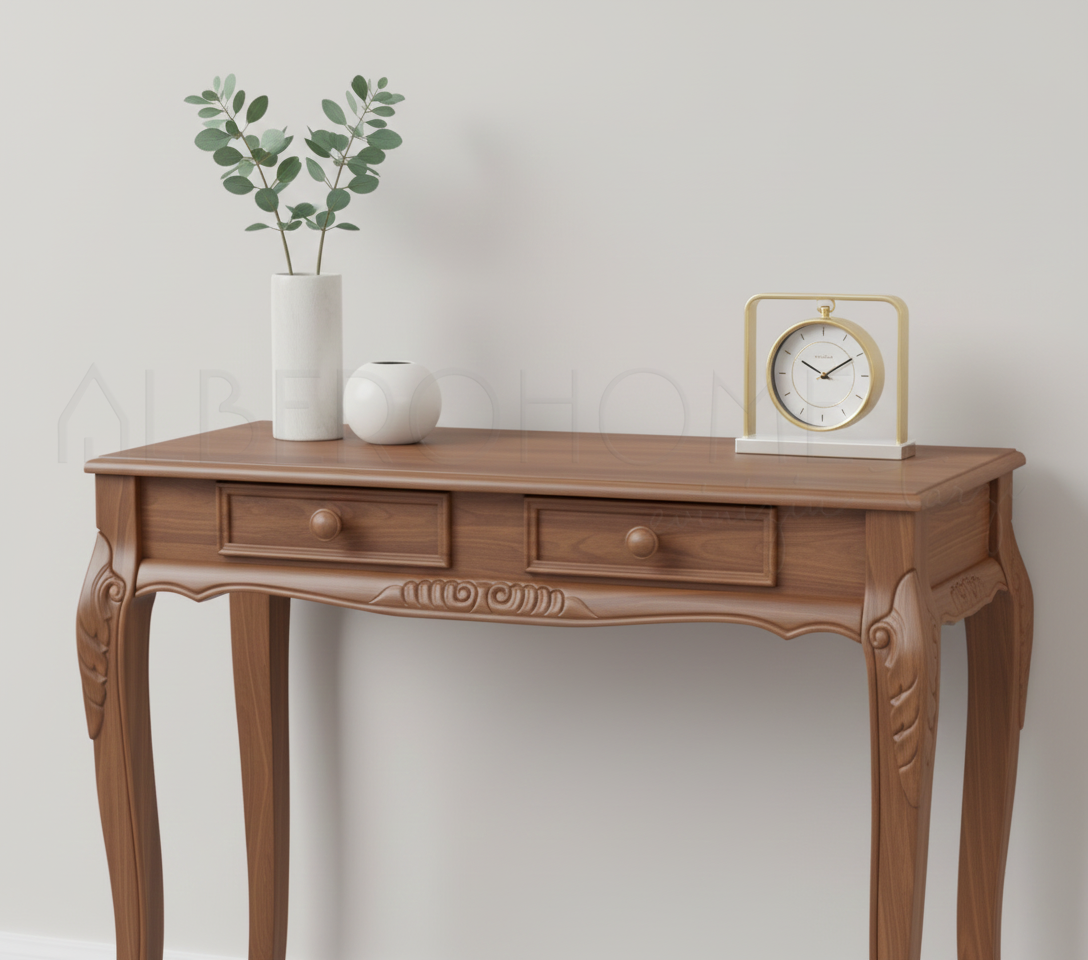 Paris El Oyması Ahşap Rustik Dresuar 100 Cm – Country Tasarım