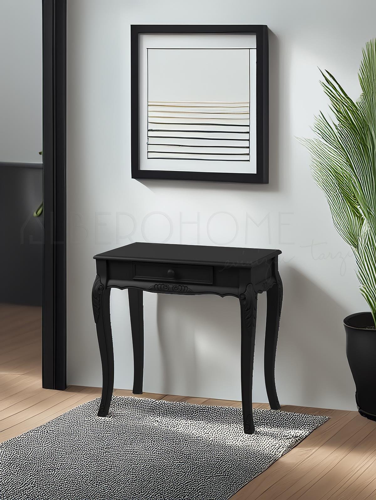 Paris El Oyması Ahşap Rustik Dresuar 80 Cm – Country Tasarım