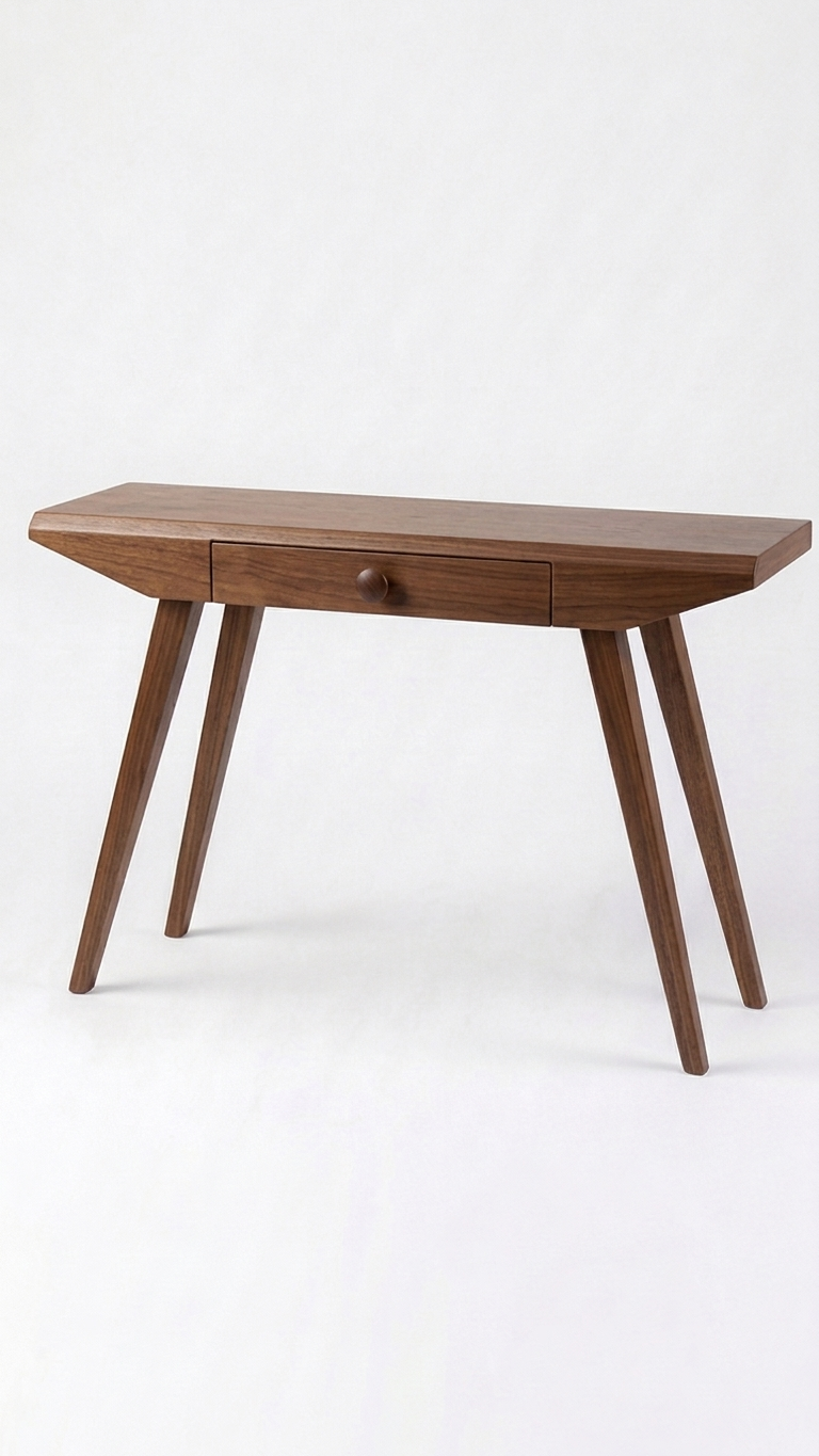 Poli Meşe Dresuar 120 cm – Modern Ahşap Dresuar | Alberohome