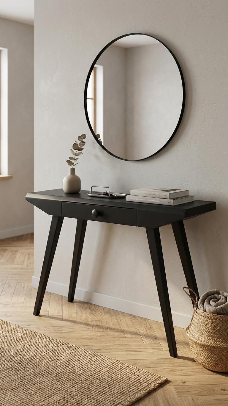 Poli Meşe Dresuar 120 cm – Modern Ahşap Dresuar | Alberohome