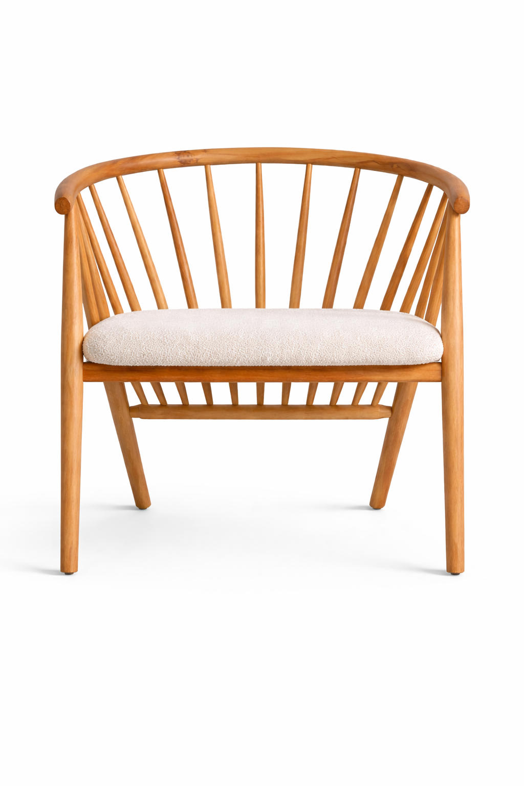 Rizoma Natural Ahşap Kayın Sandalye Detaylı İşçilik Modern Şık Tasarım