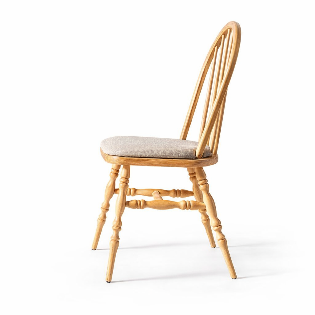 Rodop Natural Ahşap Kayın Sandalye Detaylı İşçilik Modern Şık Tasarım