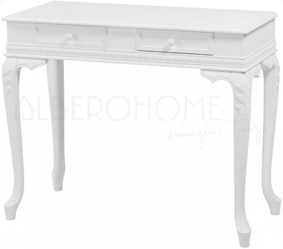 Rosa El Oyması Ahşap Lükens Dresuar 100 Cm – Country Tasarım