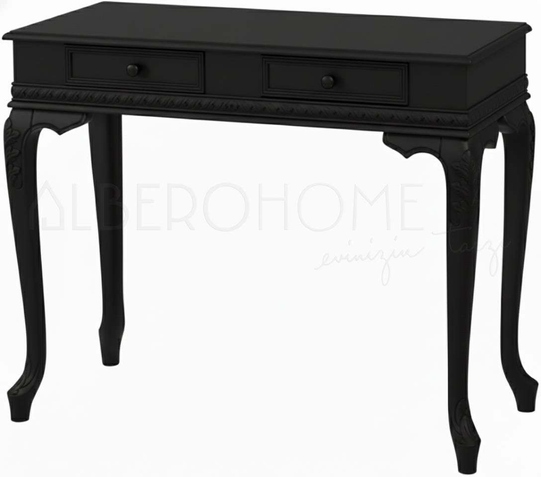 Rosa El Oyması Ahşap Lükens Dresuar 100 Cm – Country Tasarım