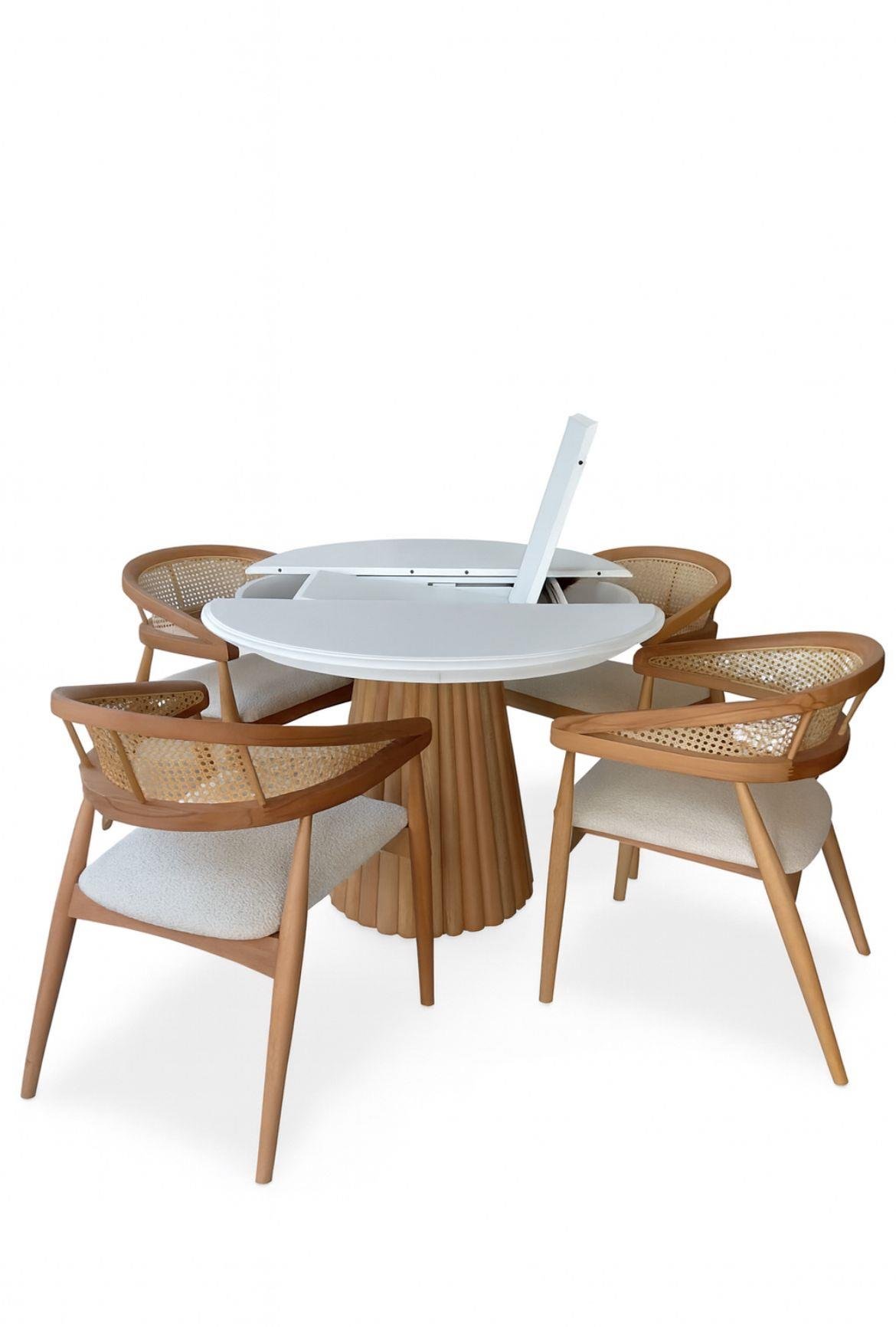 Royal Bamboo Açılır Masa Takımı