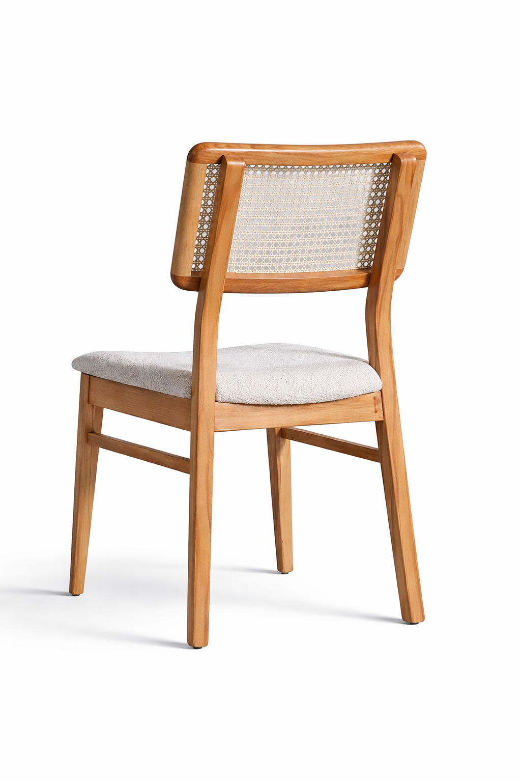 Sedef Natural Ahşap Hazeranlı Kayın Sandalye Detaylı İşçilik Modern Şık Tasarım