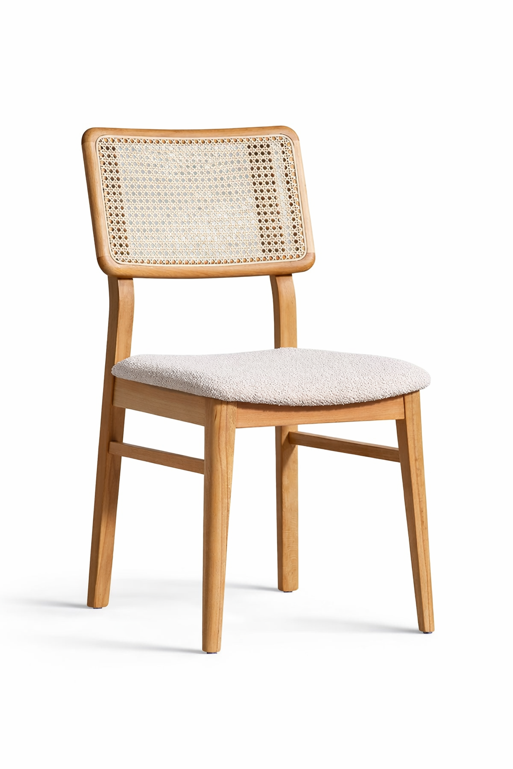 Sedef Natural Ahşap Hazeranlı Kayın Sandalye Detaylı İşçilik Modern Şık Tasarım