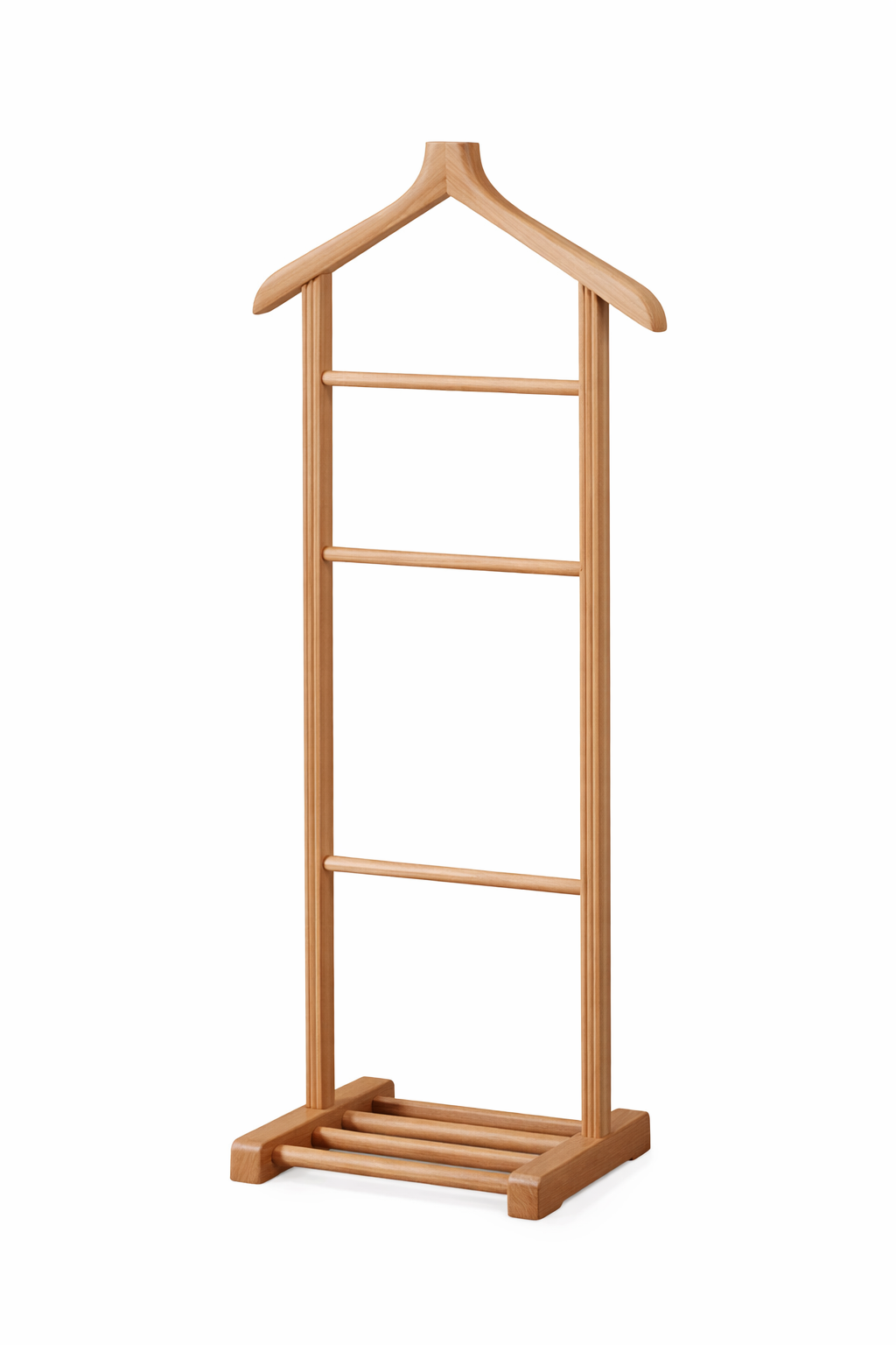 Tekli Dilsiz Uşak | El Yapımı Masif Ahşap Askı 130 cm