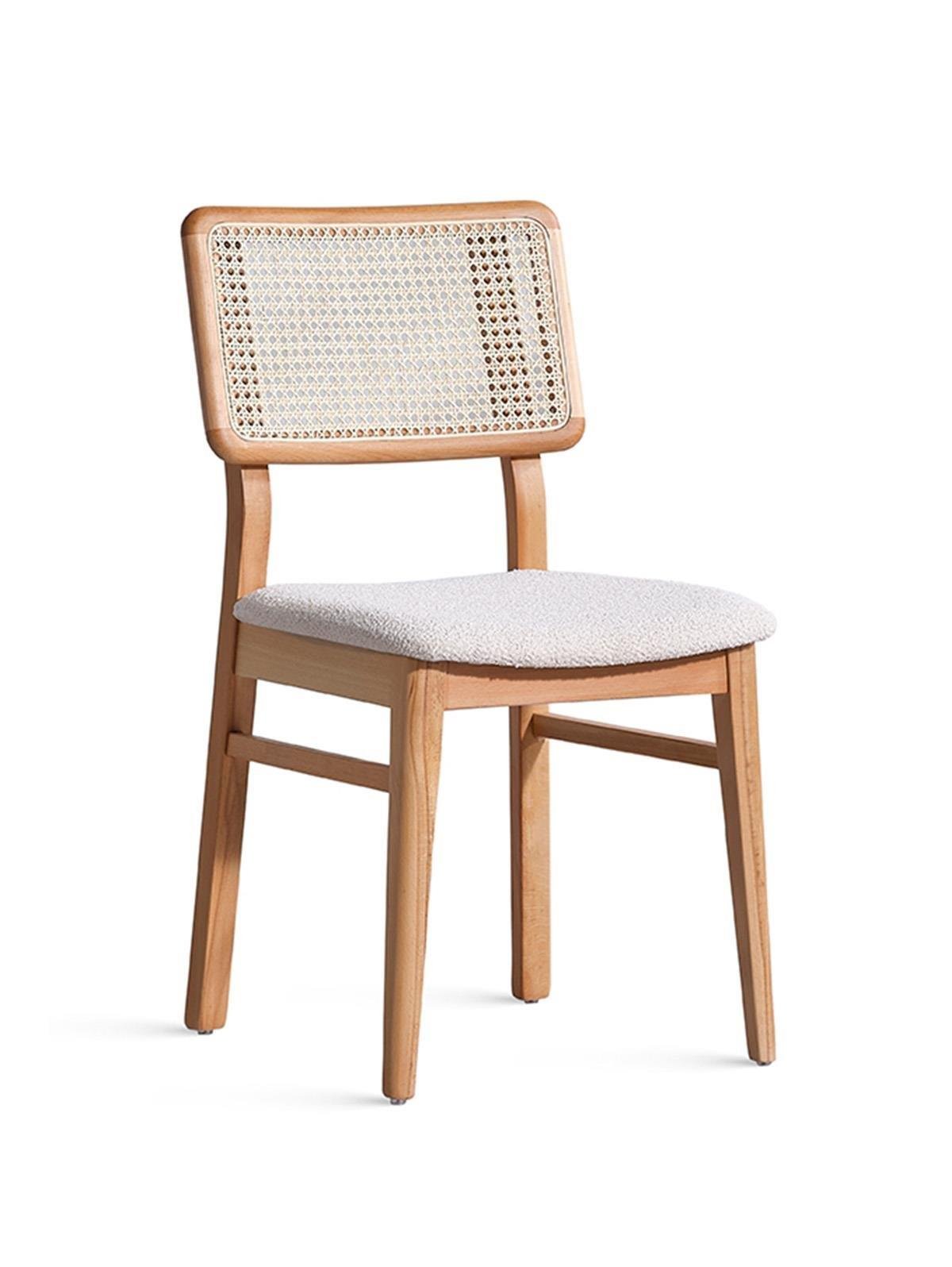 Venessa Ahşap Naturel Oval Masa Takımı 160x90 Cm - 6 Adet Doğal Hazerenlı Sandalye Rustik Şık Tasarım