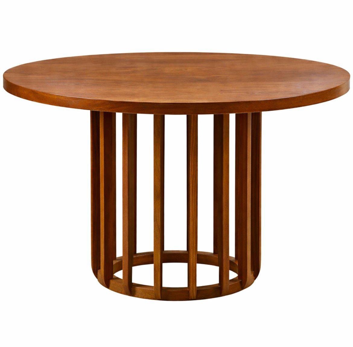 Yuvarlak Masa 100 cm | Salon ve Yemek Odası İçin Ahşap Masa