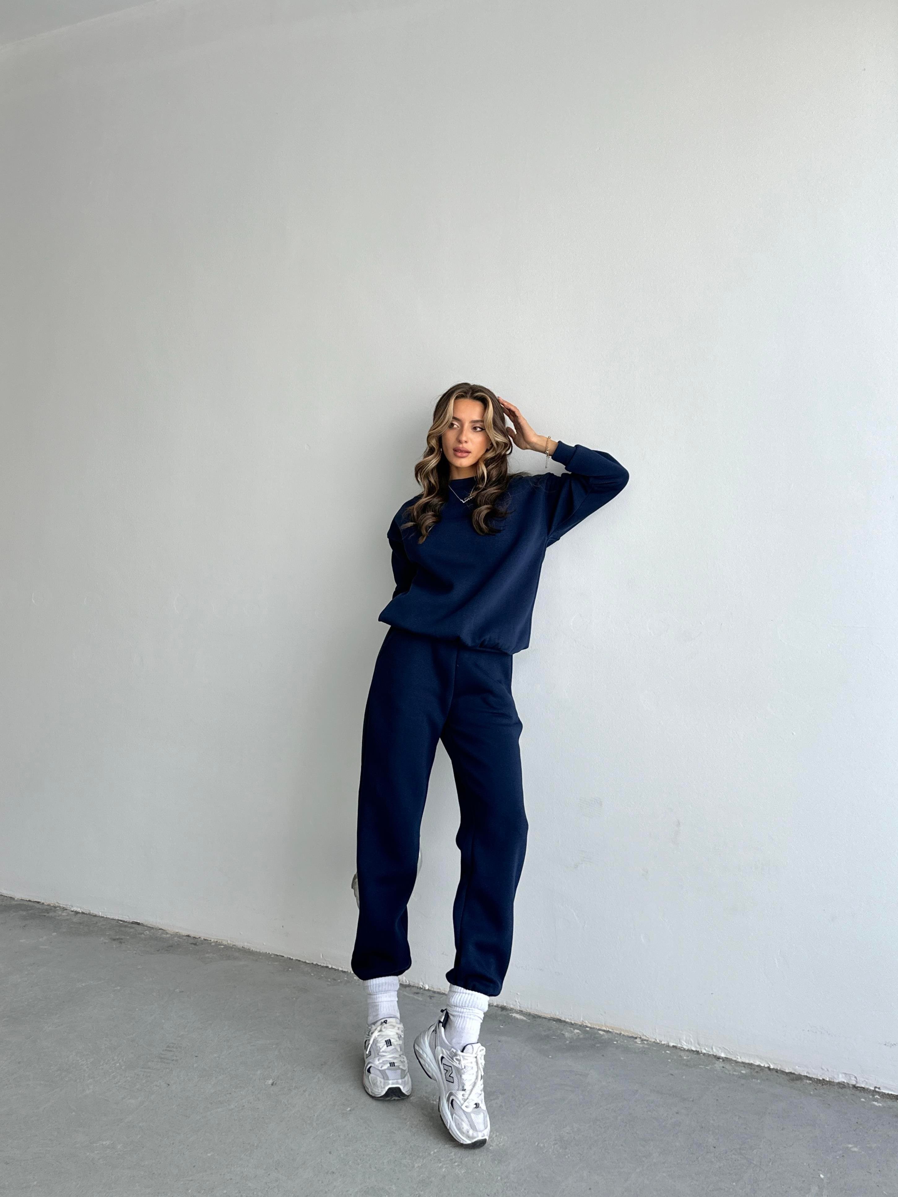 Danna Oversize Lacivert Eşofman Takımı