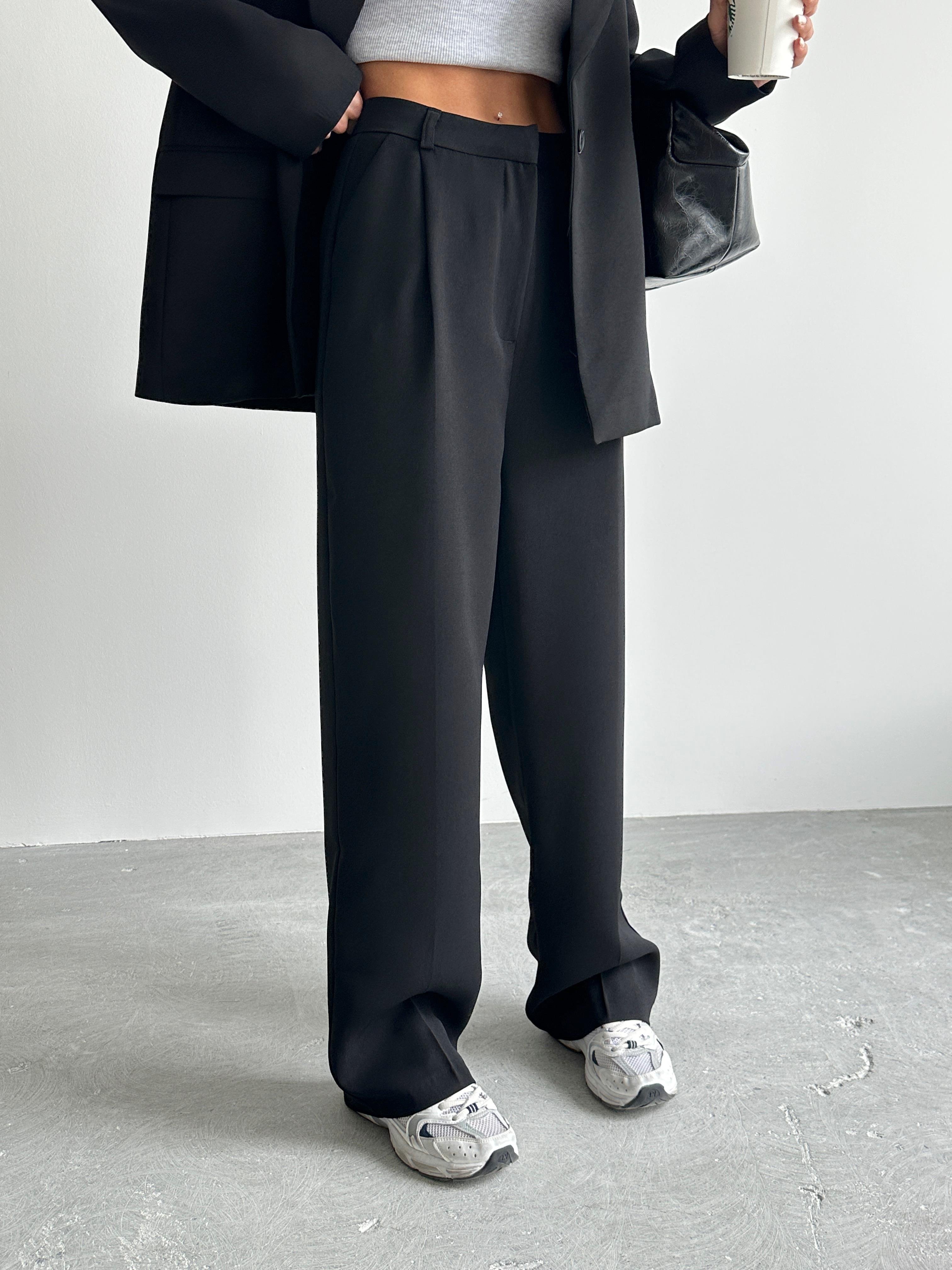Premium Blazer Siyah Takım