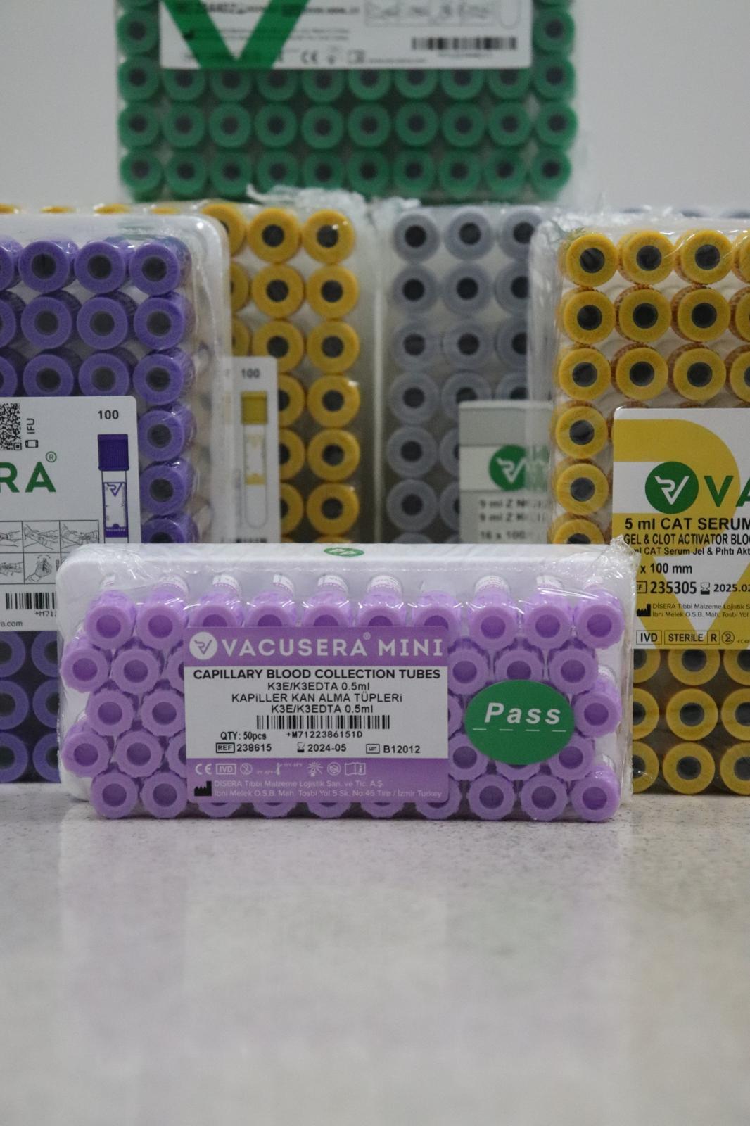 Vacusera 0.5 Ml Mini K3 Edtalı Tüp - Hemogram Tüpü