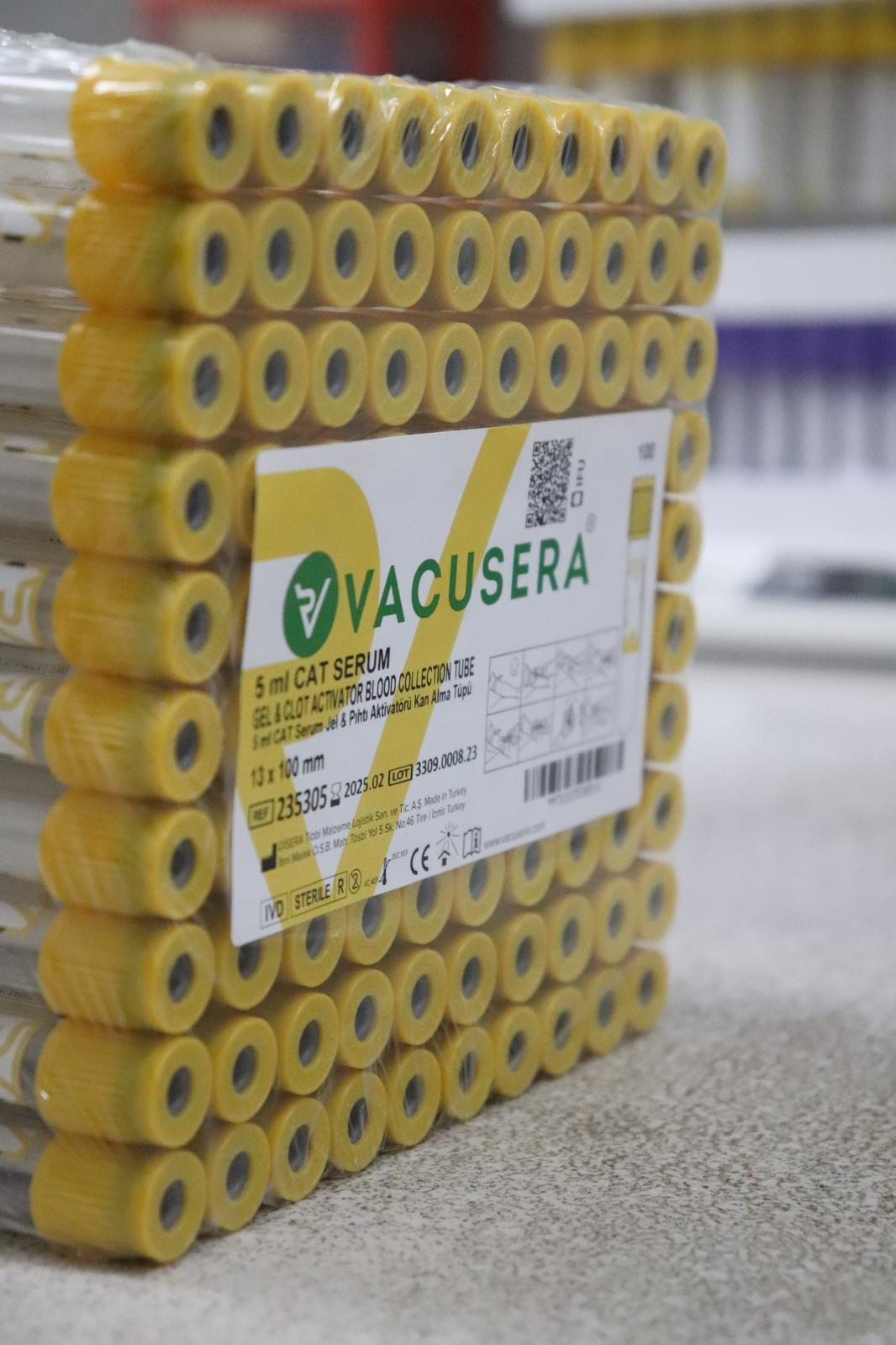 Vacusera 5 Ml Jelli Serum Tüpü 13X100 Mm 100'Lü