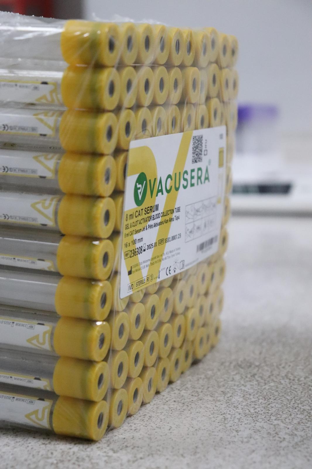 Vacusera 8 Ml Jelli Serum Tüpü 16X100 Mm 100'Lü