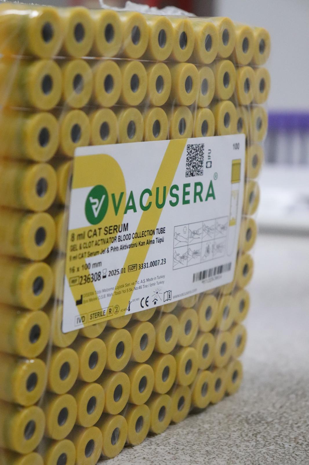 Vacusera 8 Ml Jelli Serum Tüpü 16X100 Mm 100'Lü