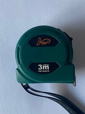FİSH ÇELİK ŞERİT METRE 3 MT X 16 MM