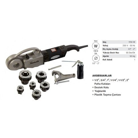 FUSION FSBP200 ELEKTRİKLİ EL TİPİ PAFTA MAKİNESİ 1/2