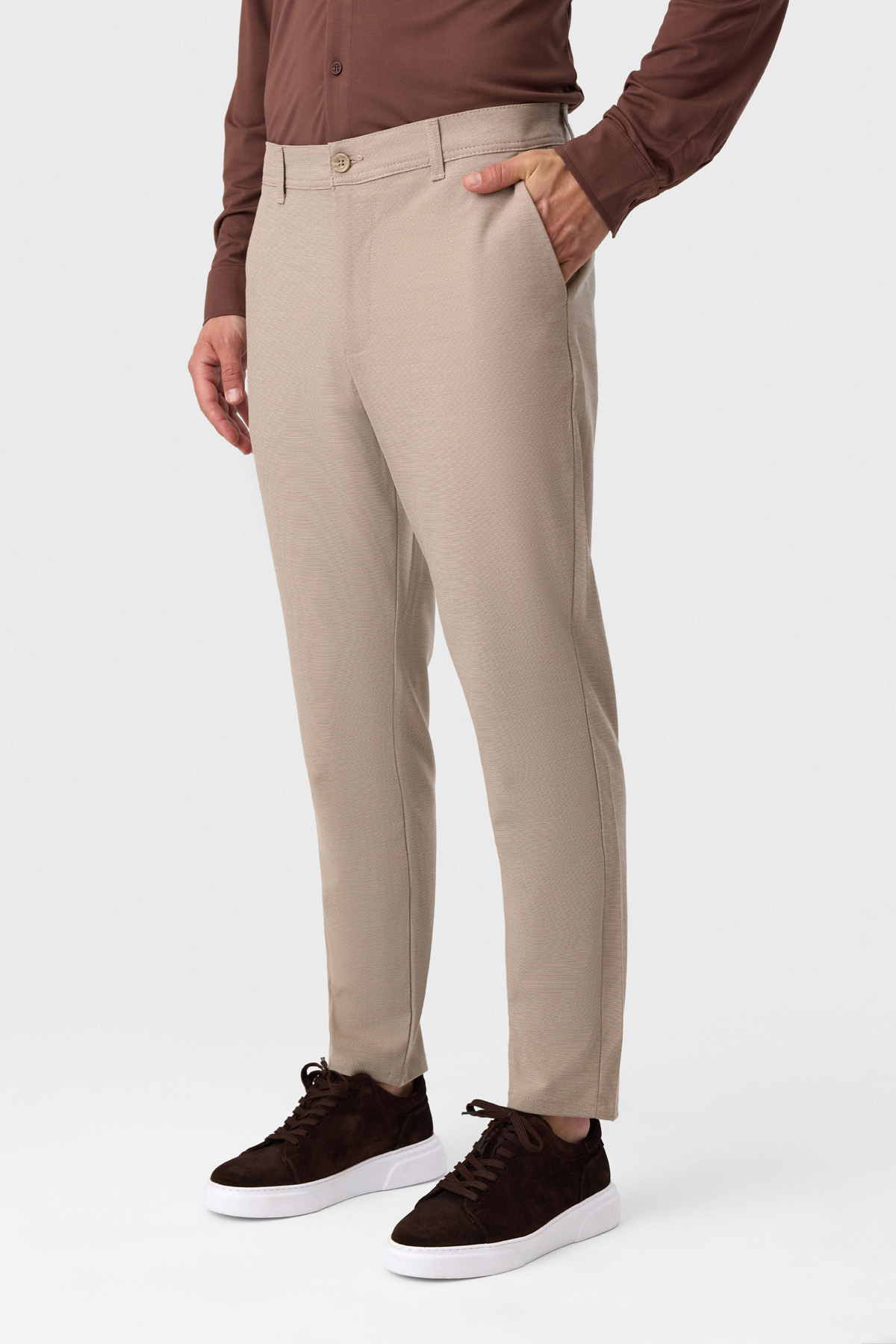 Bej Jogger Pantolon