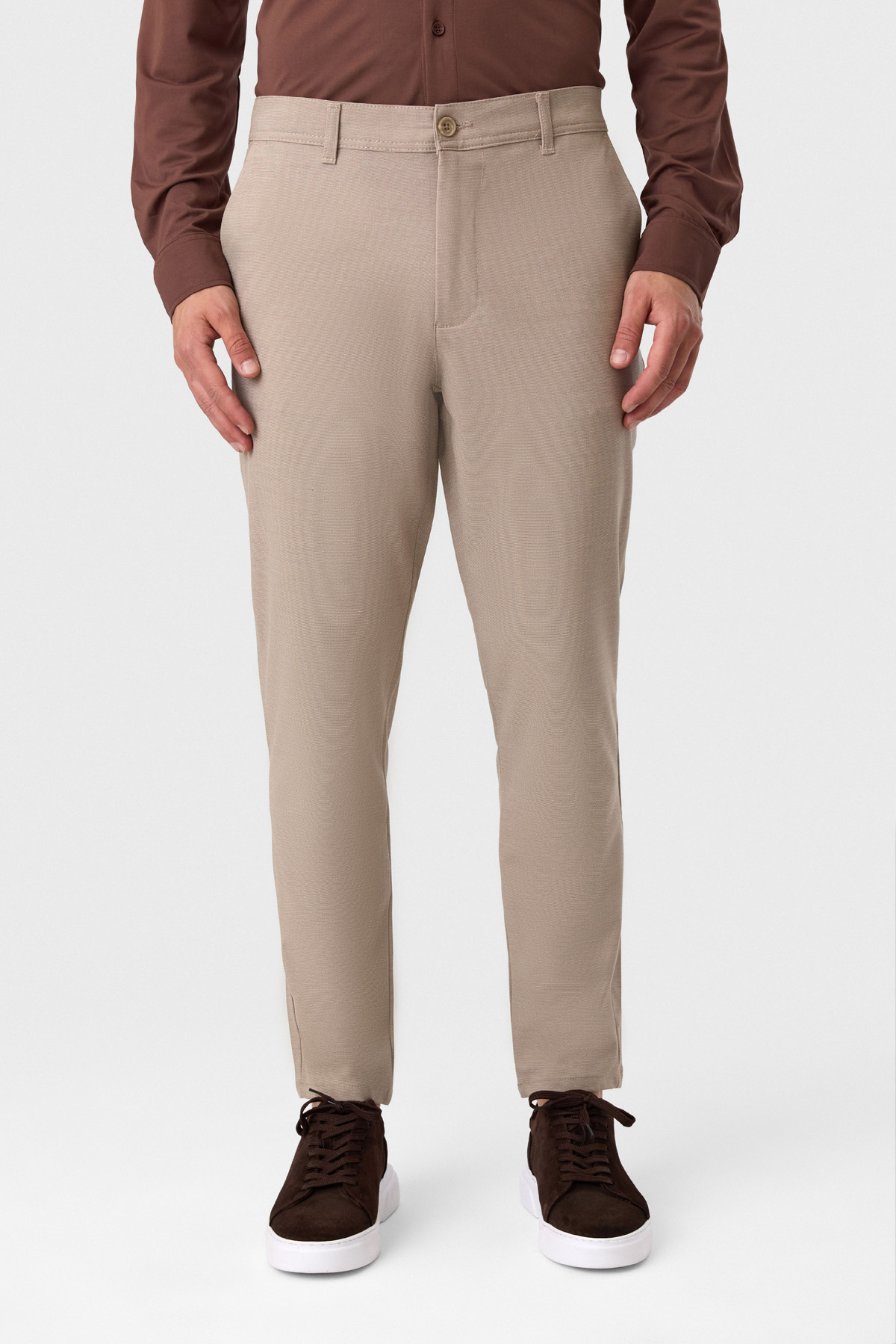 Bej Jogger Pantolon