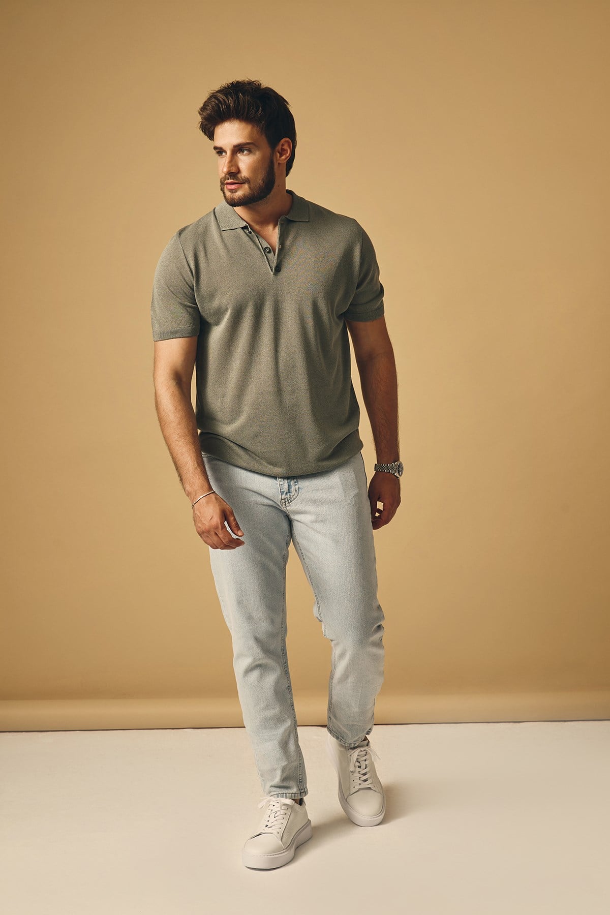 Bel Lastikli Yıkamalı Denim