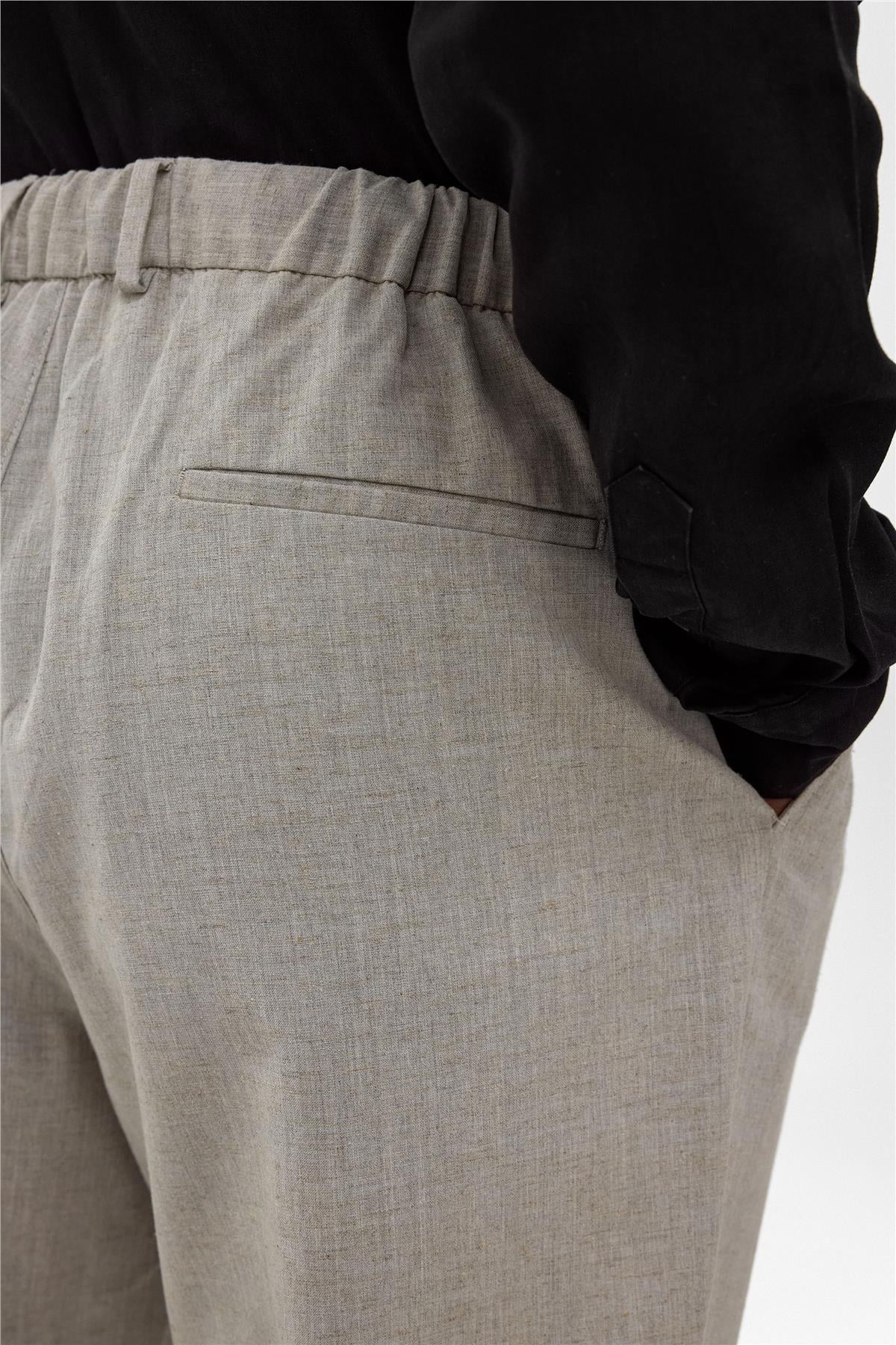 BELİ LASTİKLİ PANTOLON