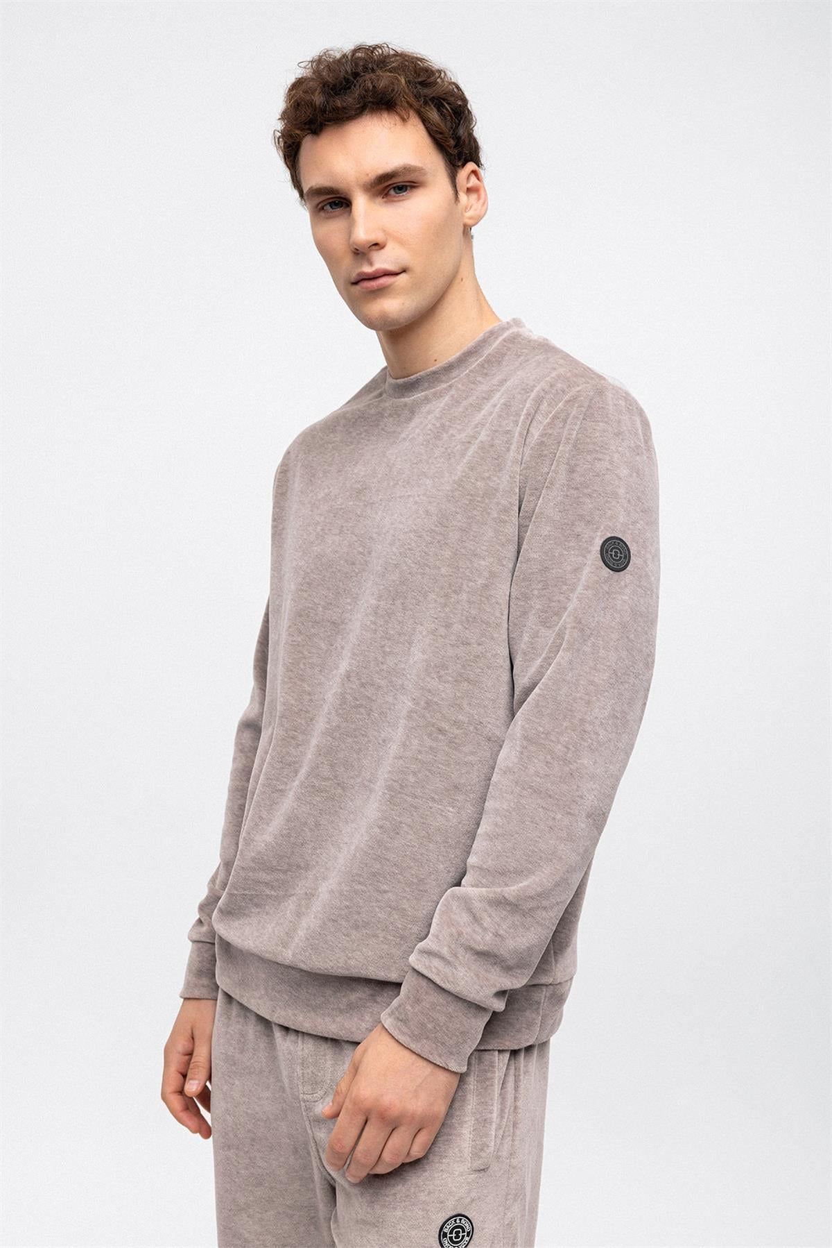 BİSİKLET YAKA HAVLU SWEAT