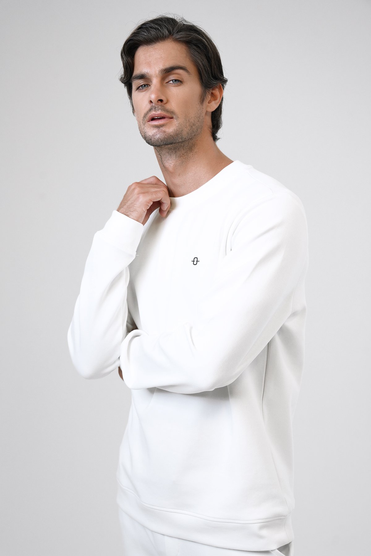 BİSİKLET YAKA ÖRME SWEAT