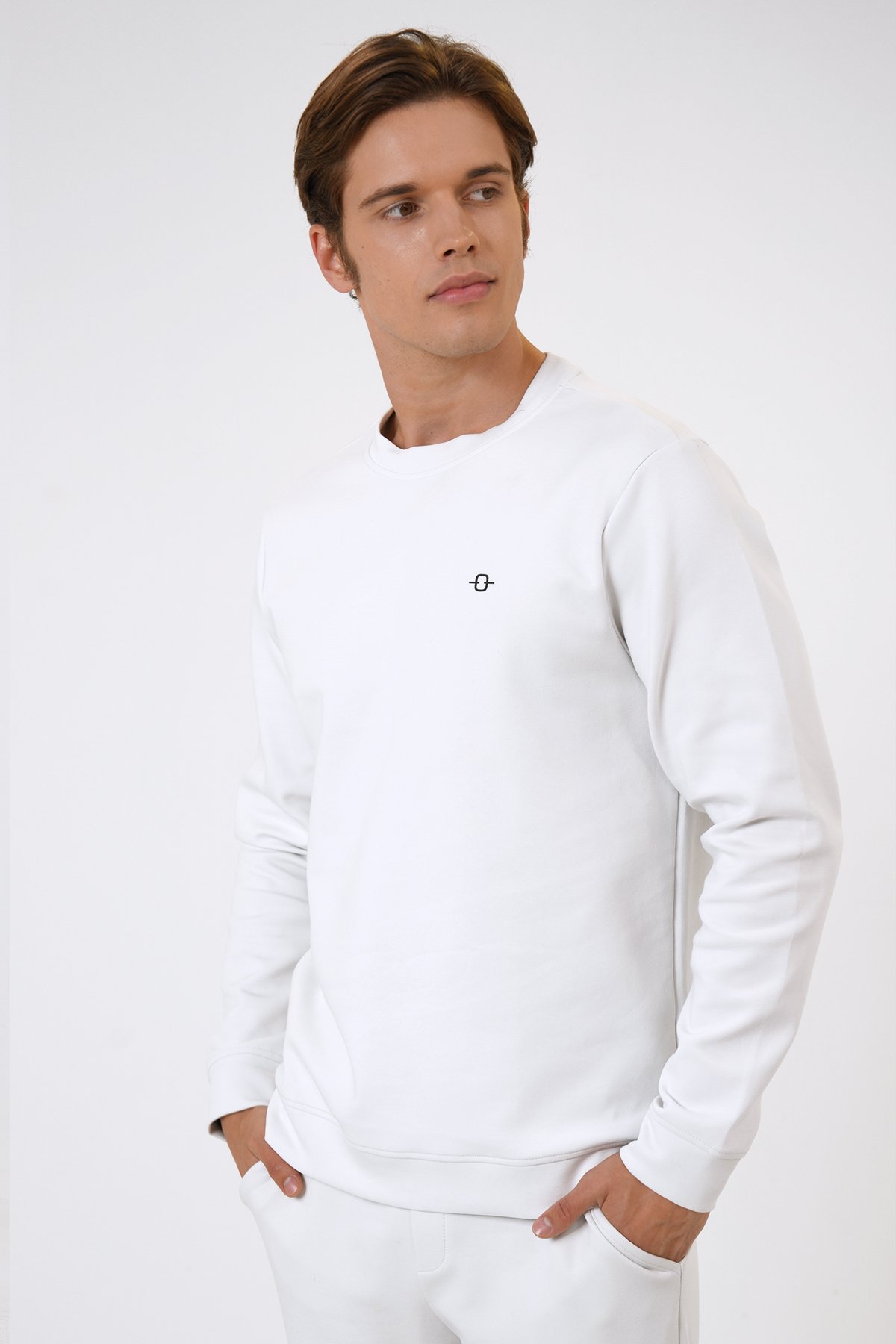 BİSİKLET YAKA ÖRME SWEAT