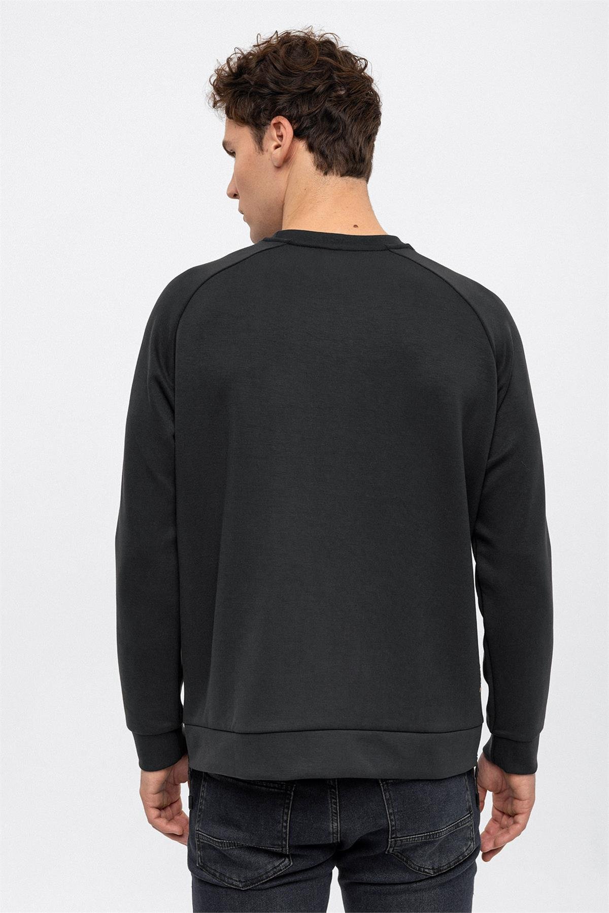 BİSİKLET YAKA REGLAN KOL SWEAT