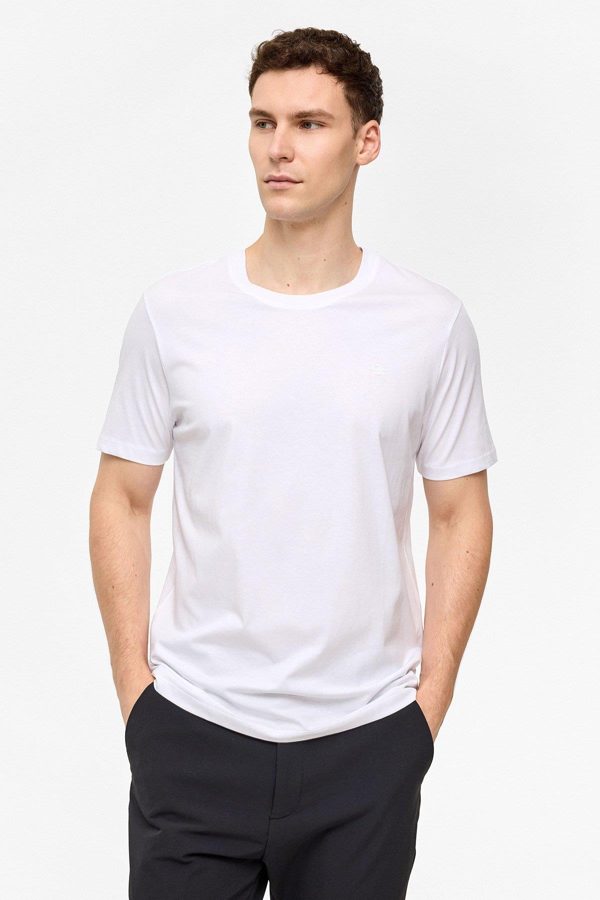 BİSİKLET YAKA REGULAR FIT BASIC TSHIRT
