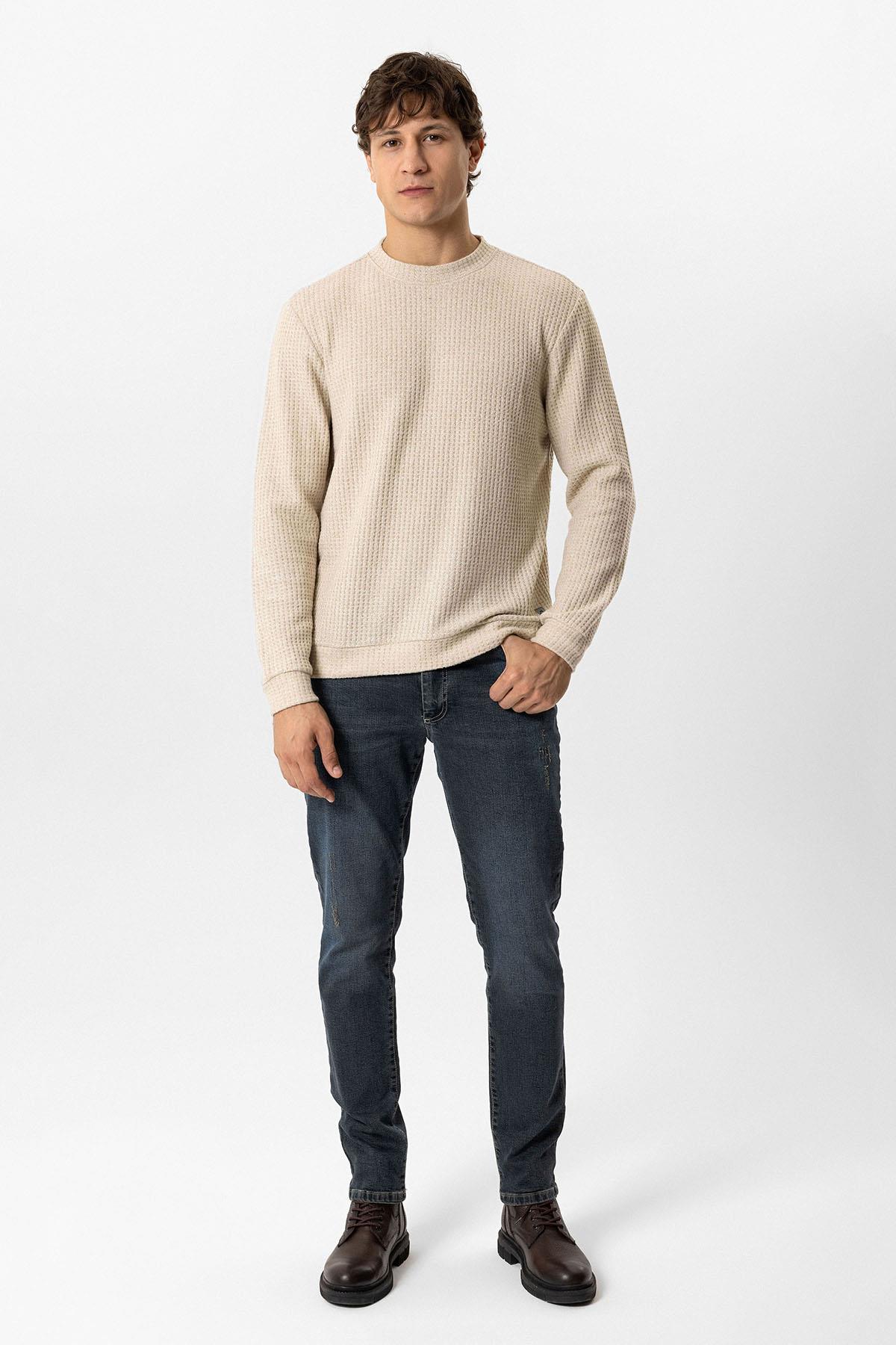 BİSİKLET YAKA REGULAR FIT SWEAT